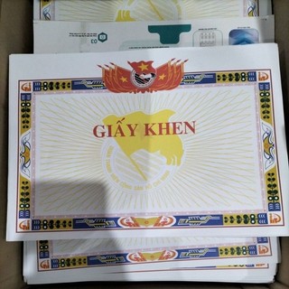Giấy khen đoàn thanh niên ( 50 tờ a4)