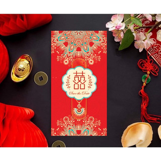 Xấp 6 Bao Lì Xì Cưới Lì Xì Bưng Quả, bê tráp, trao duyên cưới hỏi
