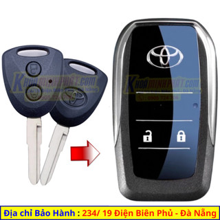 Vỏ độ gập chìa khoá xe Toyota Wigo V707, Avanza V702.2