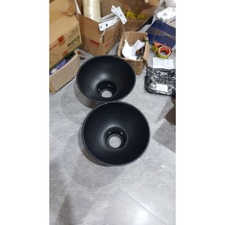 Chao đèn thả trang trí inox D350 kèm bát treo đèn