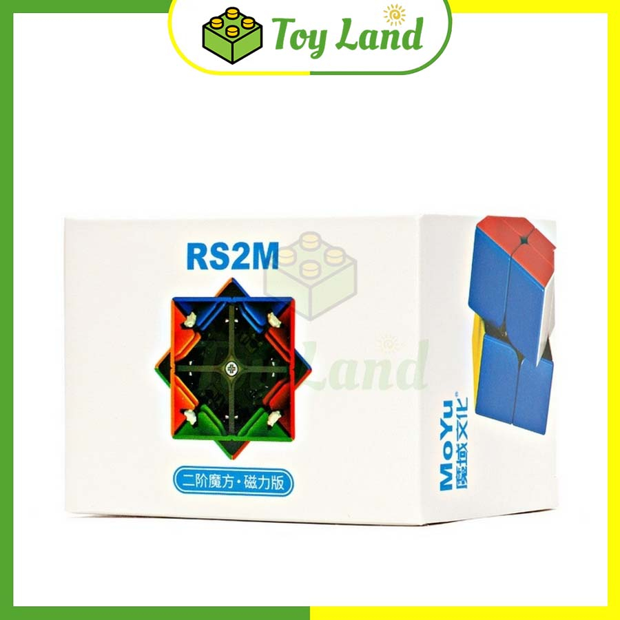 Rubik 2x2 RS2M 2020 MoYu MeiLong Có Nam Châm Stickerless Rubic 2 Tầng 2x2x2 Không Viền Đồ Chơi Lắp Ráp Xếp Hình