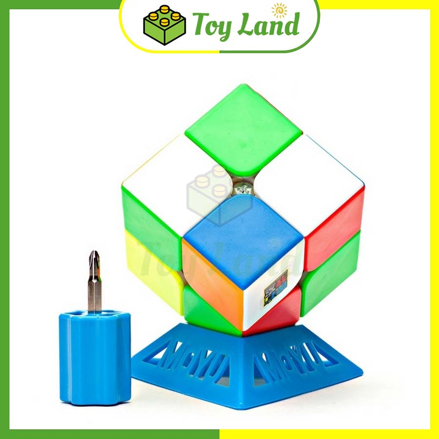 Rubik 2x2 RS2M 2020 MoYu MeiLong Có Nam Châm Stickerless Rubic 2 Tầng 2x2x2 Không Viền Đồ Chơi Lắp Ráp Xếp Hình