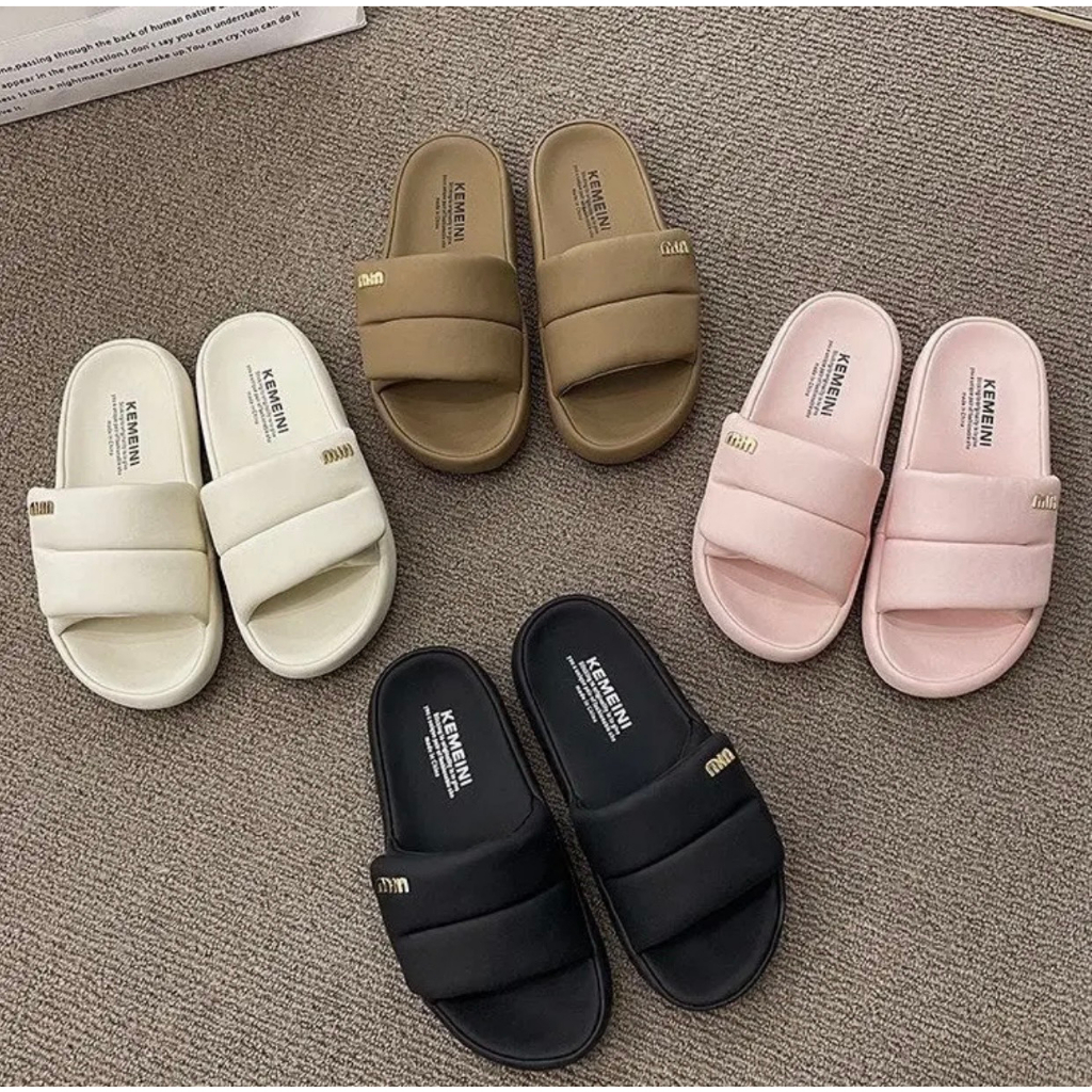 Dép lê quai ngang M.I.N Hàng QC full box