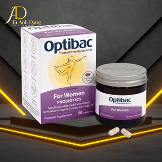 Men vi sinh optibac tím probiotics for women, uk 30 viên