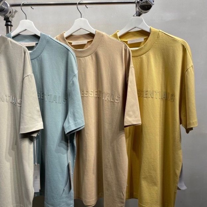 Áo thun FOG ESENTIALS Màu Pastel 2023 bản cao cấp 1:1 full tem mác
