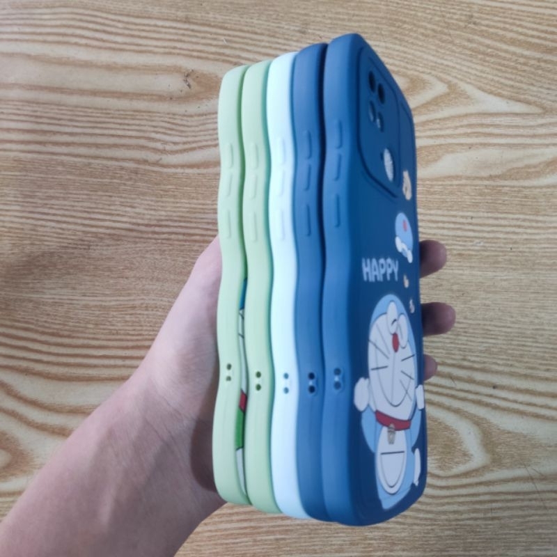 Ốp lưng Xiaomi Redmi 10C /Poco C40 dẻo viền màu lượng sóng lưng in hình thú dễ thương có bảo vệ camera