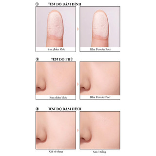 Phấn Phủ Eglips Blur Powder Pact 9g Dạng Nén (Đen)