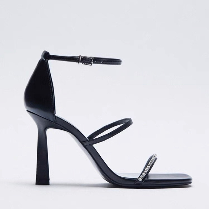 Xăng đan cao gót quai đá sang chảnh gót 7cm