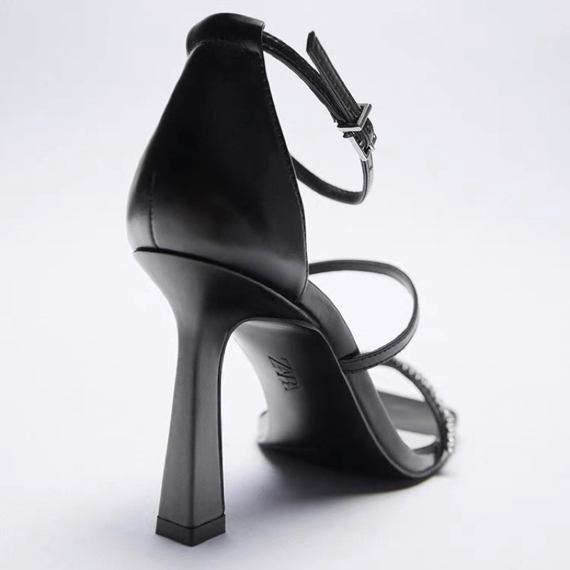 Xăng đan cao gót quai đá sang chảnh gót 7cm