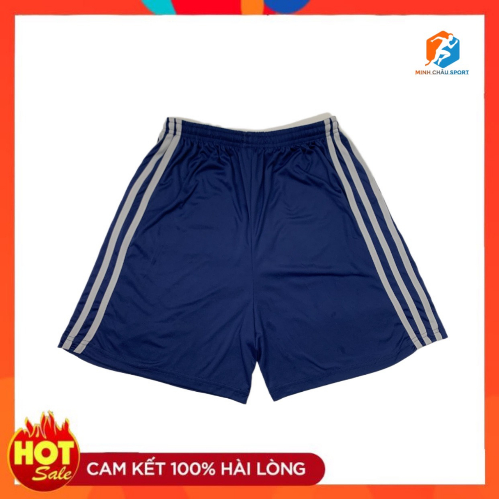 Quần đùi nam thể thao short đá bóng Trẻ Em - Người Lớn, mặc nhà mềm mịn không nhăn vải thun lạnh cam kết hàng y hình