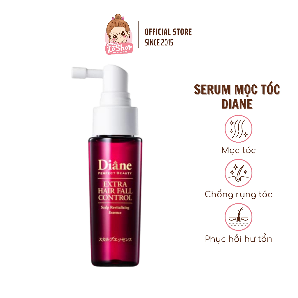 Serum Dưỡng Tóc Diane Mọc Tóc, Chống Rụng, Phục Hồi Hư Tổn 50ml