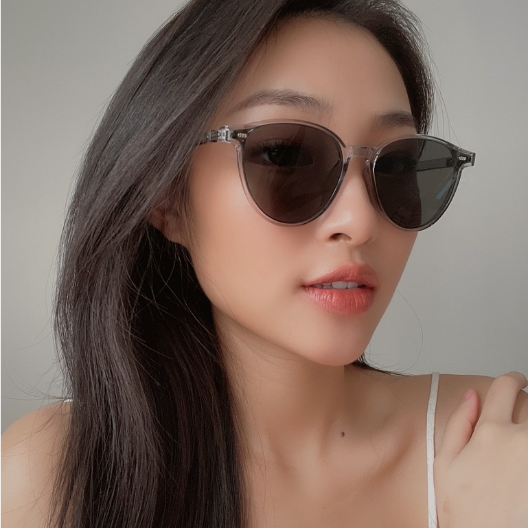 Kính râm nam nữ LILYEYEWEAR mắt tròn chống UV400 dễ đeo màu sắc thời trang B305