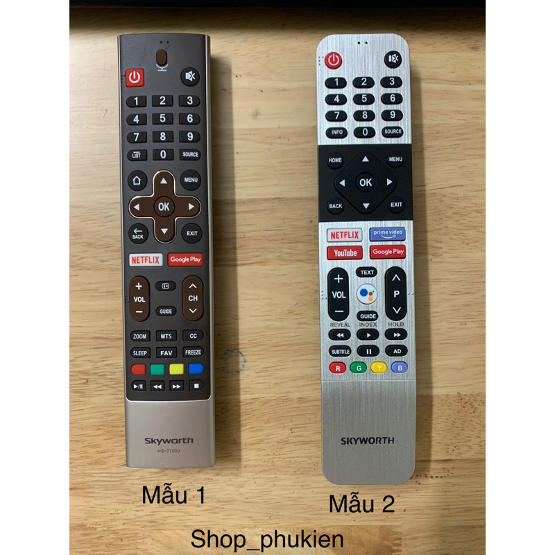 Remote điều khiển tivi led Skyworth/Coocaa/Asanzo/Koda (có giọng nói)