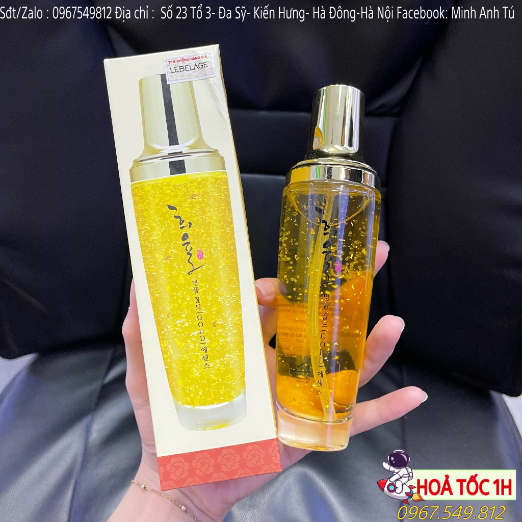 Kem lót Hàn Quốc 24k dưỡng trắng da tinh chất vàng cao cấp Lebelage Chính hãng