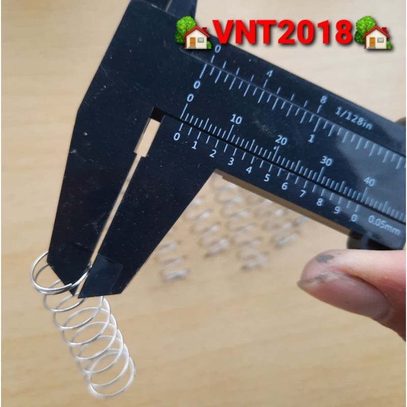 Lò xo nén inox304 phi 12mm sợi 0.6mm