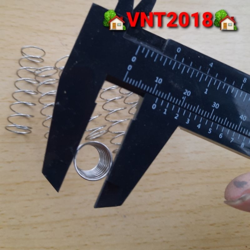 Lò xo nén inox304 phi 12mm sợi 0.6mm