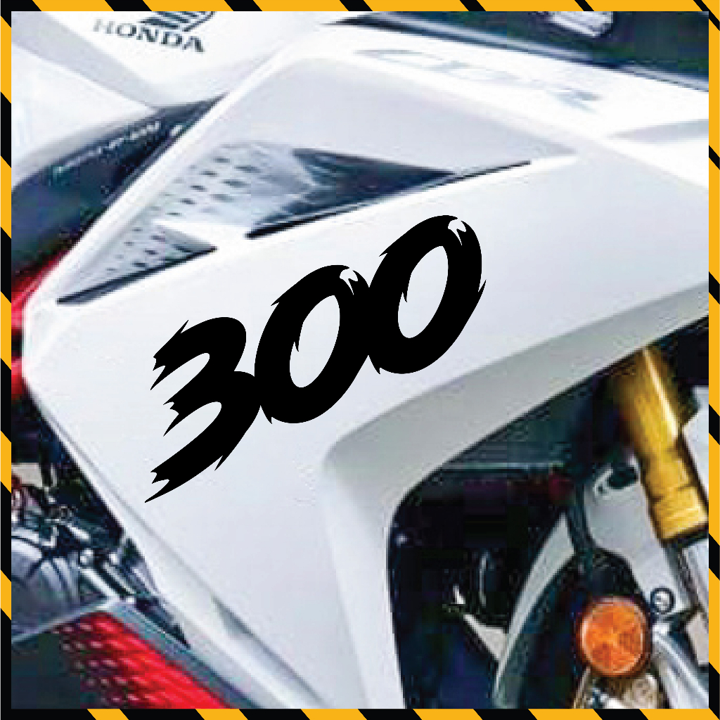 [1 Chiếc] Team Dán Xe Máy Phản Quang | DVT-300 | Tem Decal Sticker Hình Dán Hologram 7 Màu SH 300i Ninja Kawwasaki 300