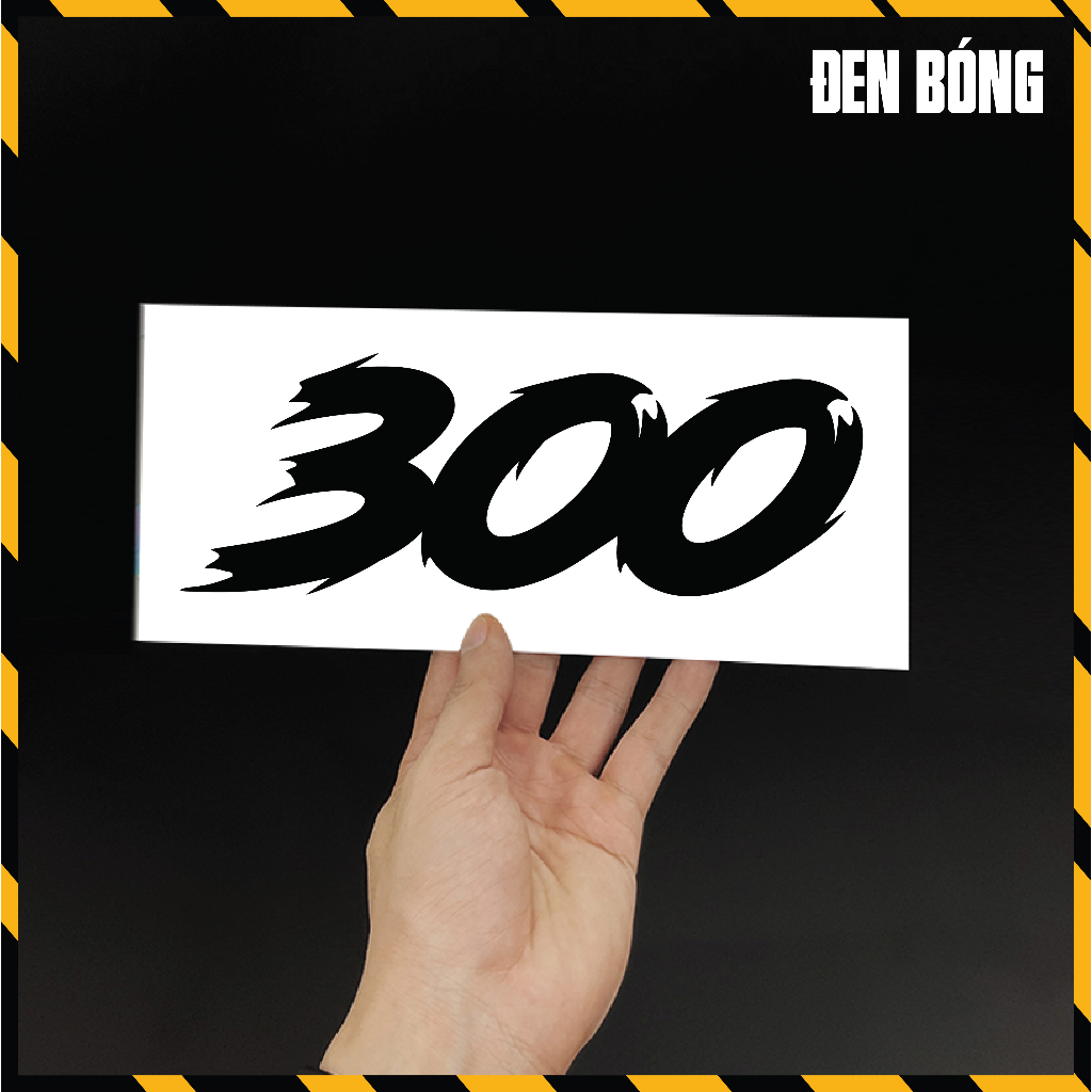 [1 Chiếc] Team Dán Xe Máy Phản Quang | DVT-300 | Tem Decal Sticker Hình Dán Hologram 7 Màu SH 300i Ninja Kawwasaki 300