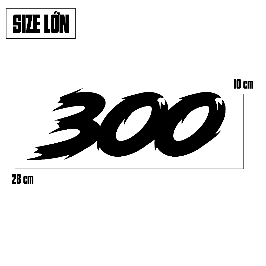 [1 Chiếc] Team Dán Xe Máy Phản Quang | DVT-300 | Tem Decal Sticker Hình Dán Hologram 7 Màu SH 300i Ninja Kawwasaki 300