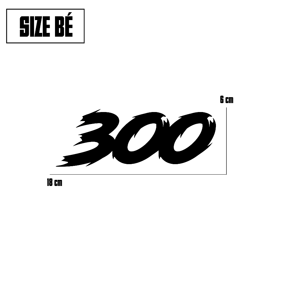 [1 Chiếc] Team Dán Xe Máy Phản Quang | DVT-300 | Tem Decal Sticker Hình Dán Hologram 7 Màu SH 300i Ninja Kawwasaki 300