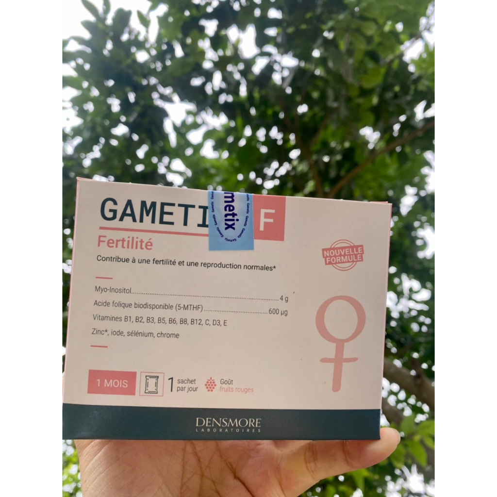 GAMETIX F hàng pháp hộp 30 gói cho nữ mẫu mới date 2026