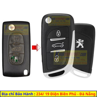 Vỏ Nâng cấp Chìa khoá xe Peugeot V80