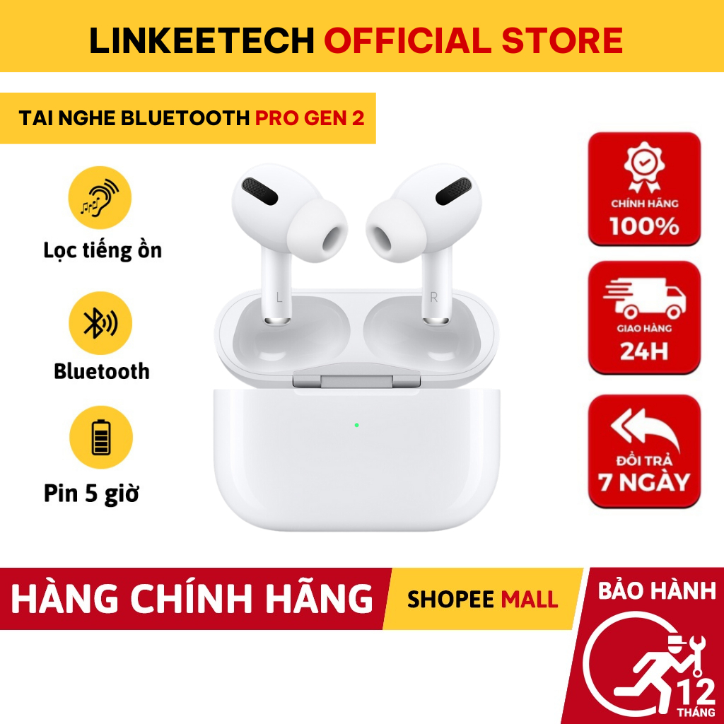 Tai nghe Bluetooth AlP2 / APro / AlP3 Không Dây Pin Trâu, Full Chức Năng, Định Vị, Đổi Tên, Chính Hãng LINKEETECH