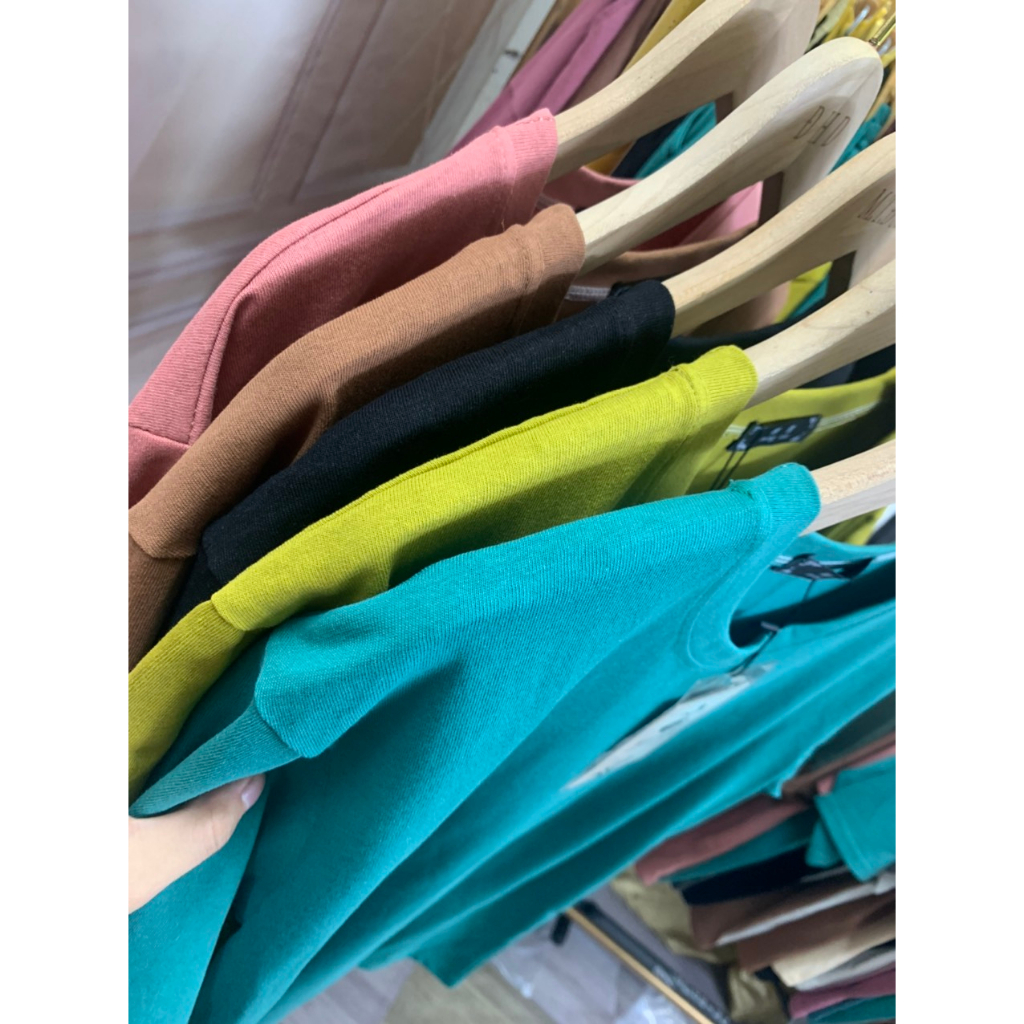 Áo phông trơn 3158 UNISEX cotton khô mềm