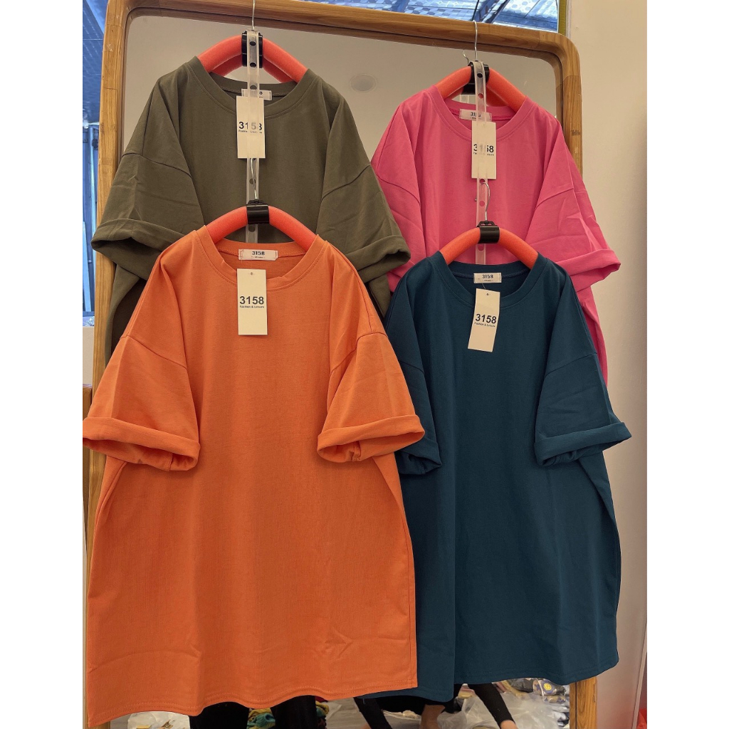 Áo phông trơn 3158 UNISEX cotton khô mềm