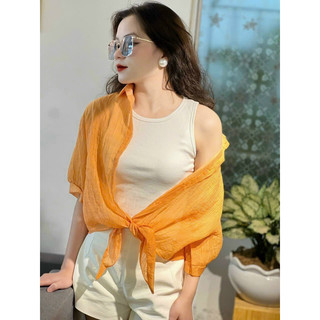 Áo sơ mi cặp buộc vạt thiết kế
