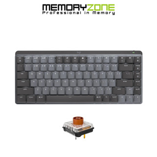 Bàn phím cơ không dây Logitech MX Mechanical Mini Graphite Tactile Quiet Switch 920-010783