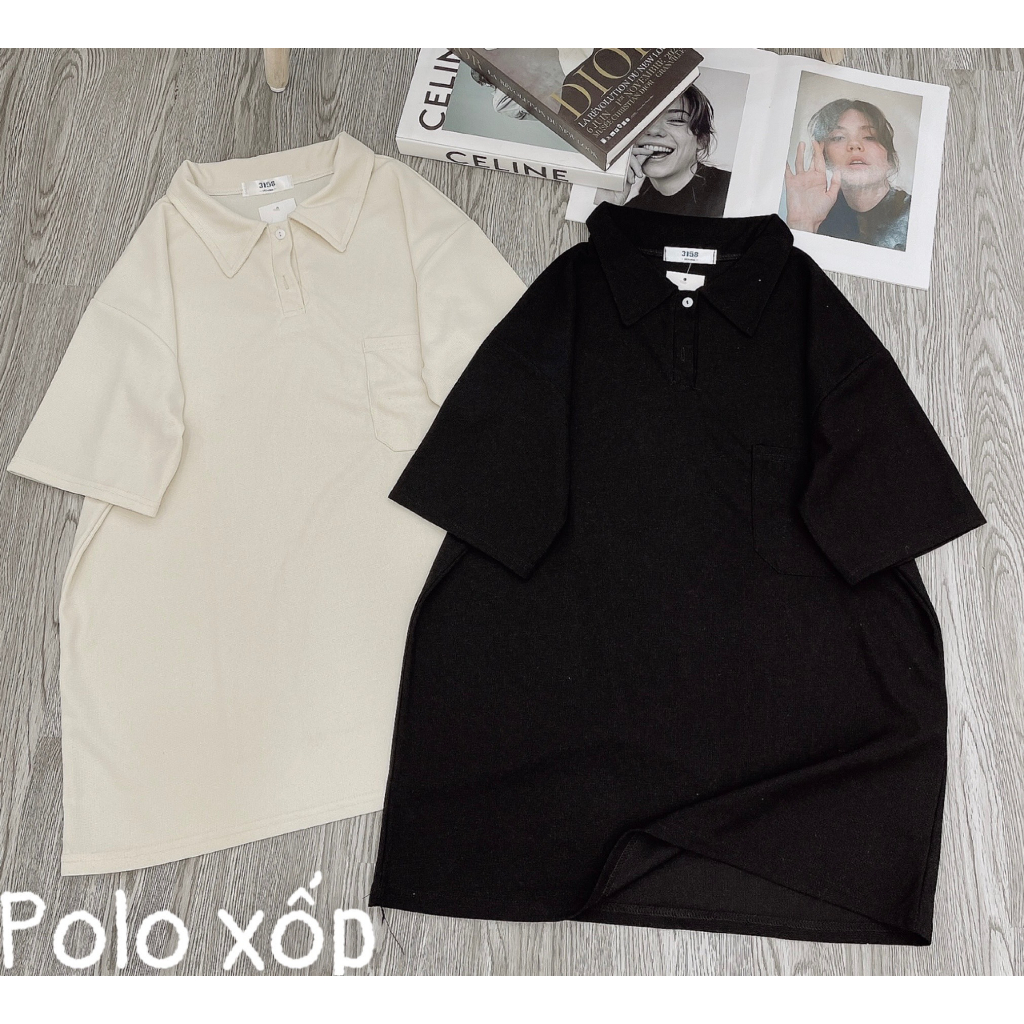 [RẺ VÔ ĐỊCH] Áo polo trơn phối túi form rộng unisex -Thun tay lỡ basic kiểu dáng học sinh sinh viên hàn quốc đẹp | BigBuy360 - bigbuy360.vn