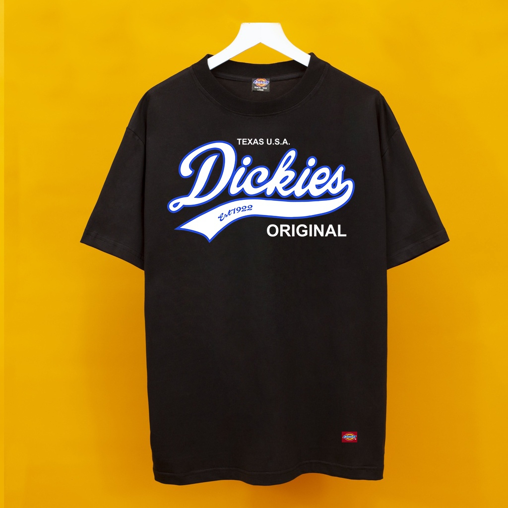 Áo thun nam nữ cotton 2 chiều co dãn dickies Logo Est 1922 Original form rộng, áo thun Unisex TShirt cao cấp