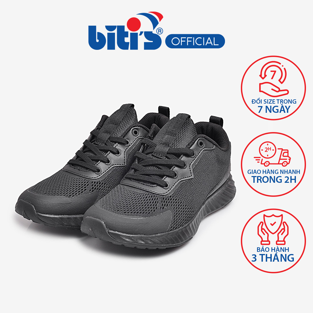 Giày Đi Bộ Biti's Nữ Hunter Jogging DSWH10100DEN (Đen)