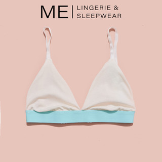 Áo bra cotton thoáng mát nhẹ tênh mùa hè không gọng 2 lớp không đệm mút cao cấp Melingerie &Sleepwear