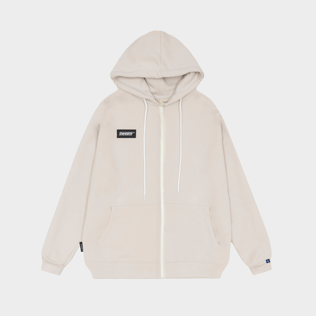 Áo Hoodie Zip TWENTI Tag Mạc Thời Trang