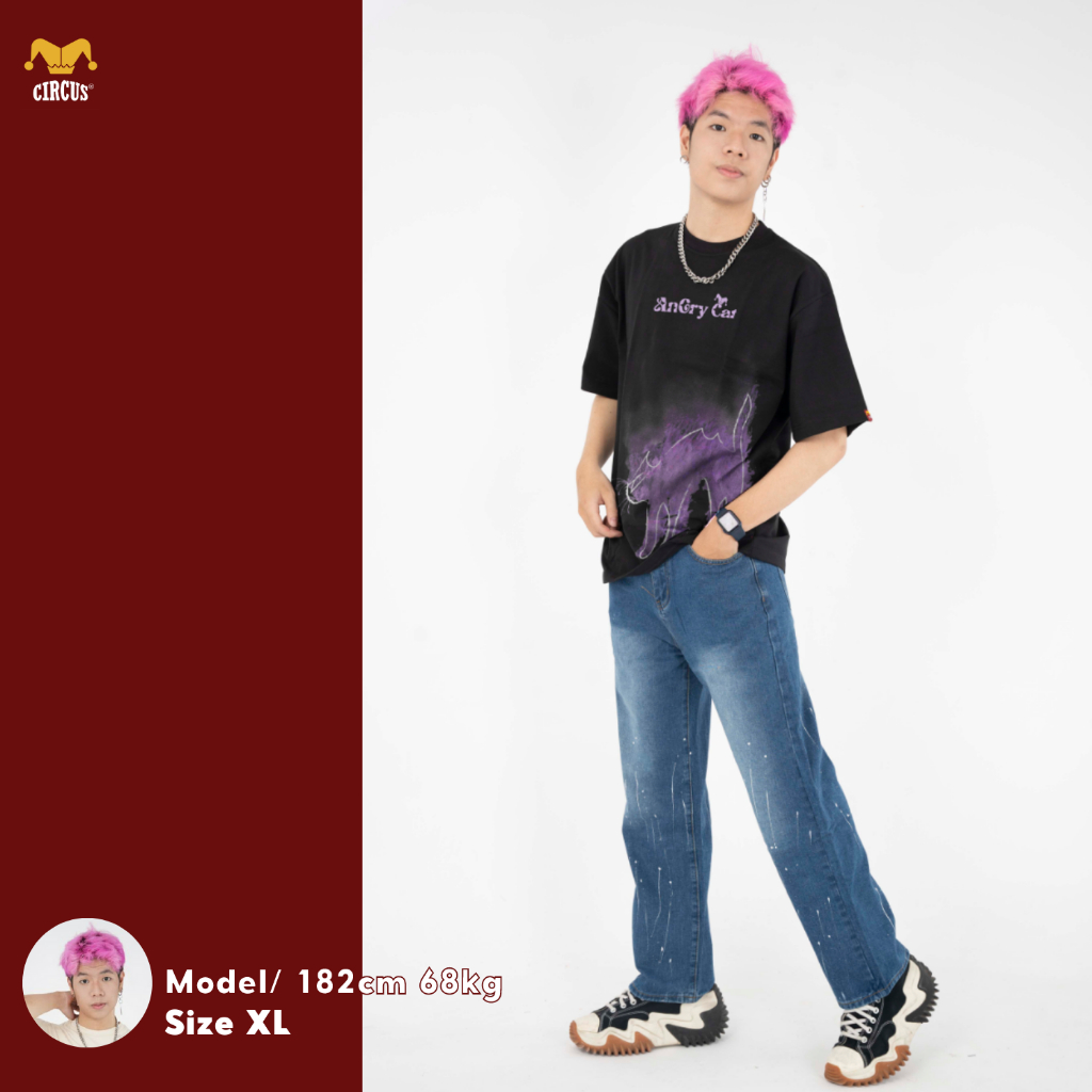 Áo thun unisex oversize Local Brand Circus 100% Cotton - Mã Graphic S08