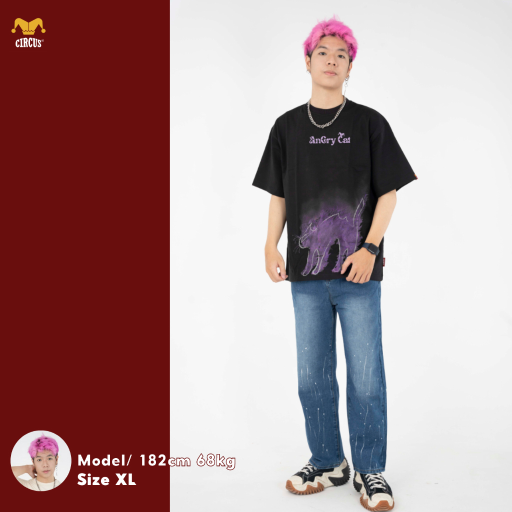 Áo thun unisex oversize Local Brand Circus 100% Cotton - Mã Graphic S08