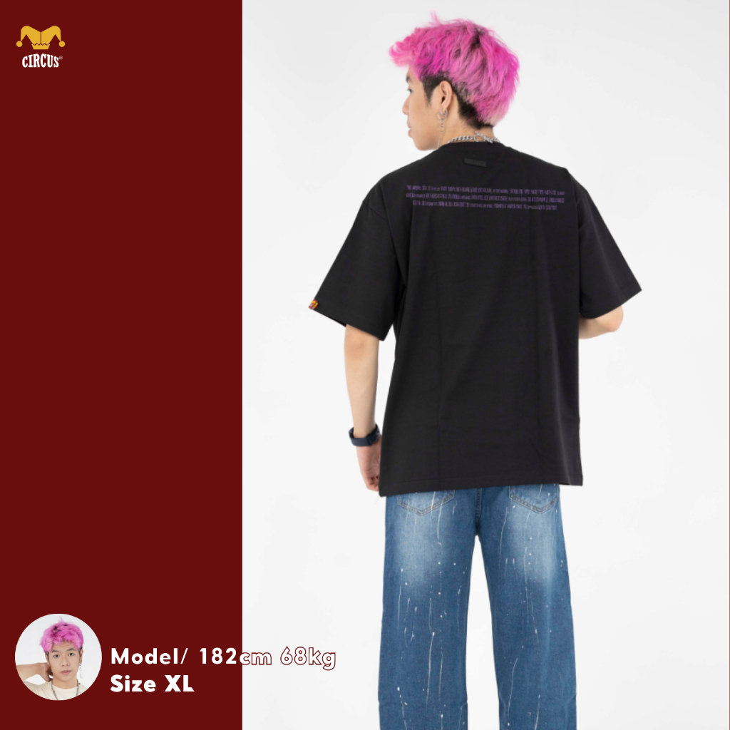 Áo thun unisex oversize Local Brand Circus 100% Cotton - Mã Graphic S08