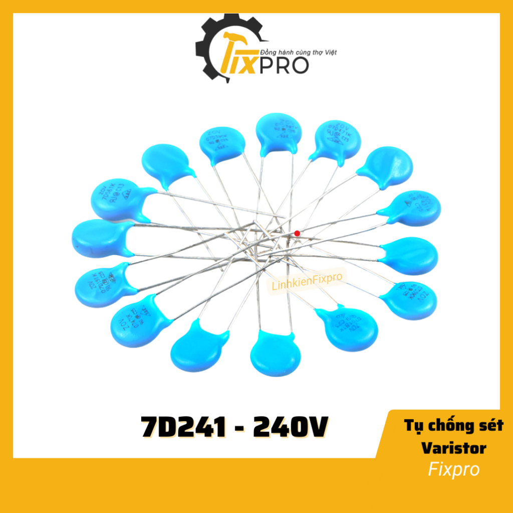 Tụ chống sét Varistor 7D241K 240V 7mm chất lượng tốt