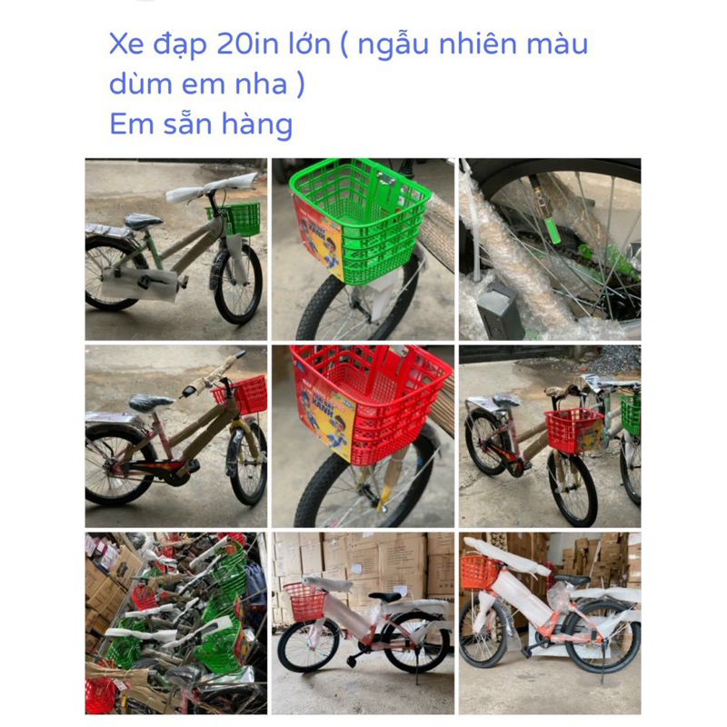 xe đạp trẻ em 20in , xe đạp thống nhất được tặng từ sữa hero cho bé từ 6 - 10 tuổi