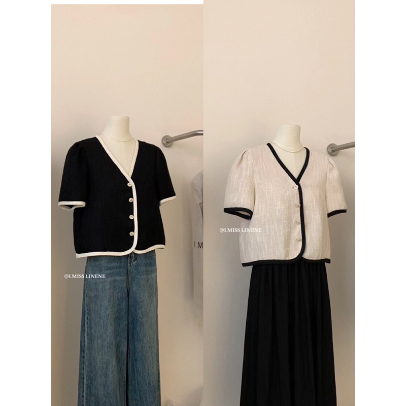 ÁO VEST TWEED MỎNG