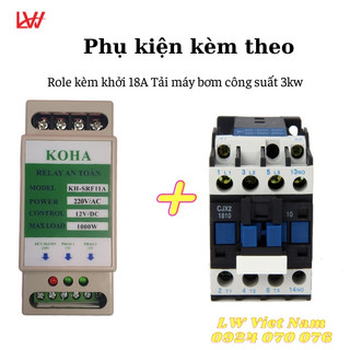 Bộ role an toàn cho phao điện  và Khởi động từ  - Tải 3500W