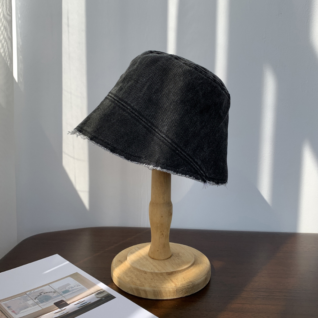 Mũ bucket Jean demin chất bò tua rua nón tai bèo phong cách thời trang Hàn Quốc đẹp - M41