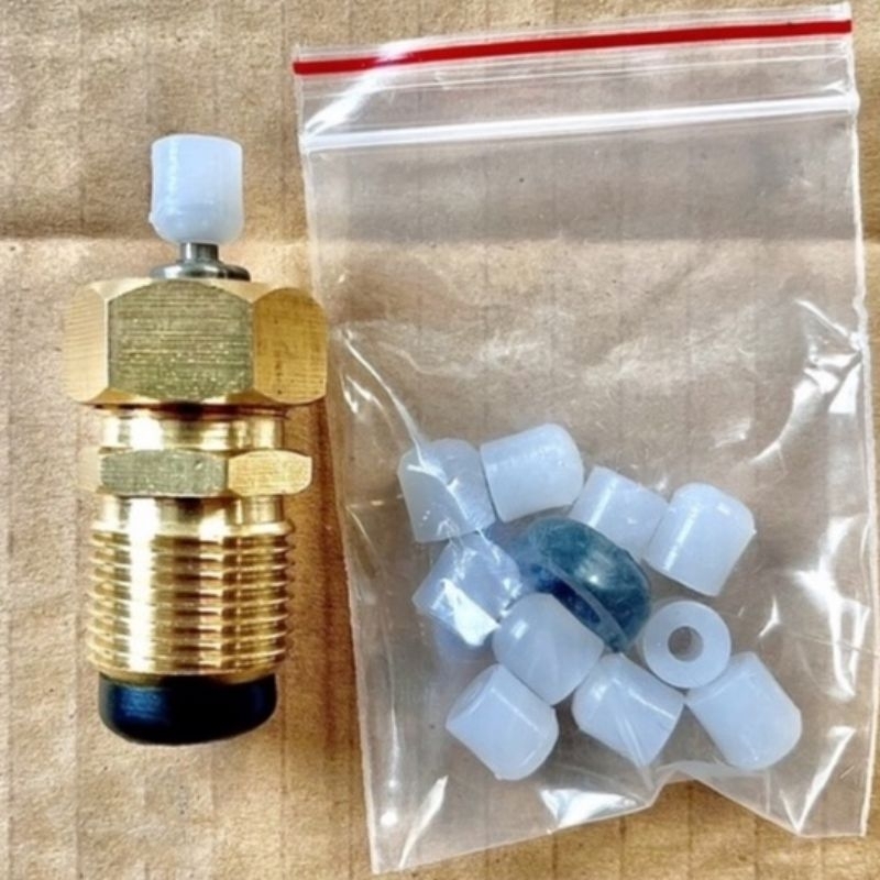 Combo đầu sạc chiết gas lon mini từ bình gas 12kg sang gas lon du lịch + tặng 10 nút nhựa