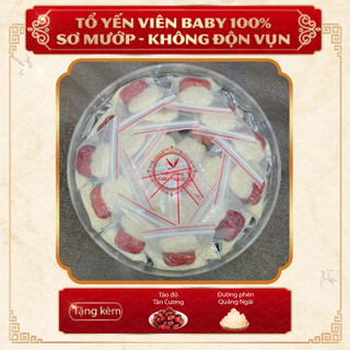 Tổ yến tinh chế baby 100% sơ mướp không độn vụn - yến sào khánh hoà - tổ yến tinh chế baby sơ mướp
