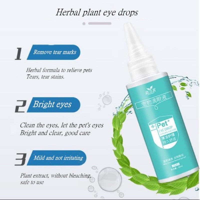 Combo đánh bay vết ố vàng ở mắt, giảm chảy nước mắt cho chó mèo