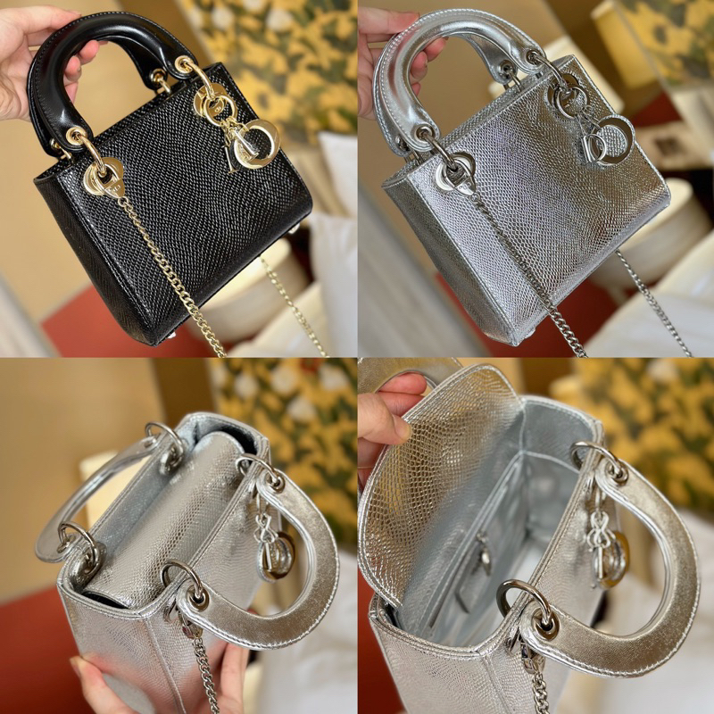 Túi Lady Mini Nhũ Bling Size 17