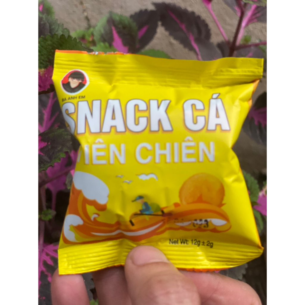 Snack cá viên chiên Ba Anh Em gói 12g