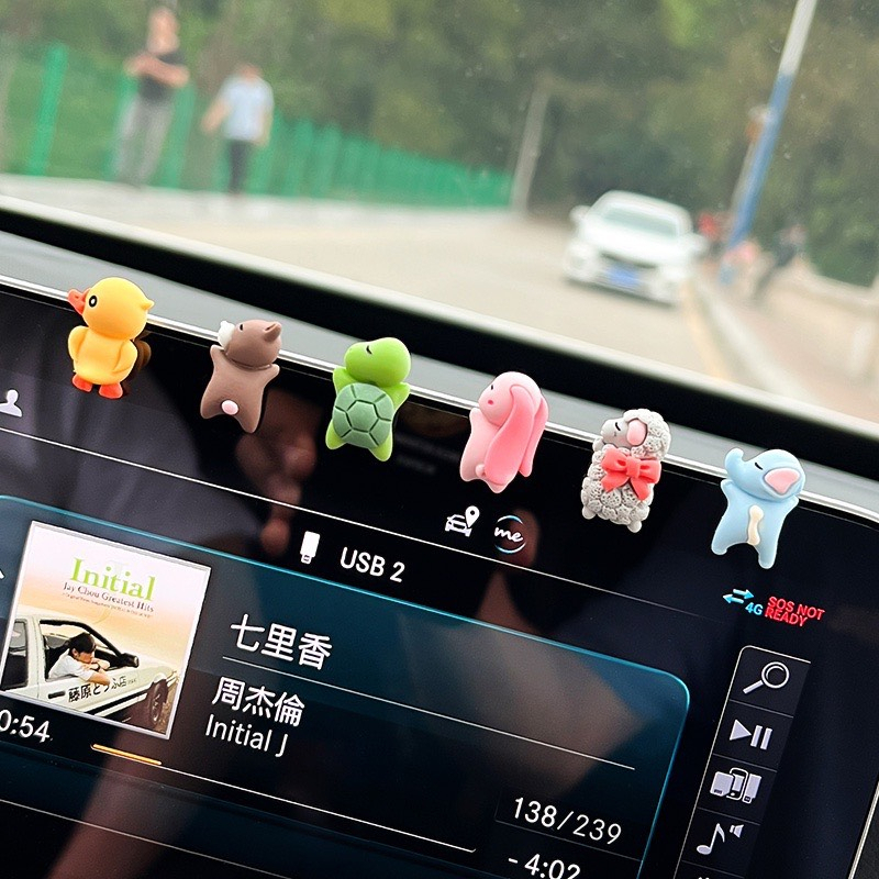 Mô hình icon mini, icon thú cưng xinh xắn, đáng yên chất liệu nhựa resin trang trí xe ô tô, xe hơi, xe máy, bàn làm việc